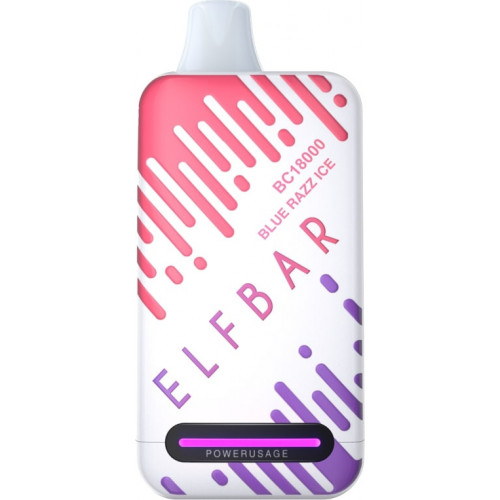 Электронная сигарета Ельф Бар BC 18000 затяжек Голубика Малина лед (Blue Razz Ice)